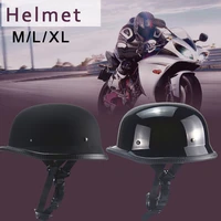 motorcycle half helmet for men women german style retro personality summer open face cruiser scooter chopper helmet