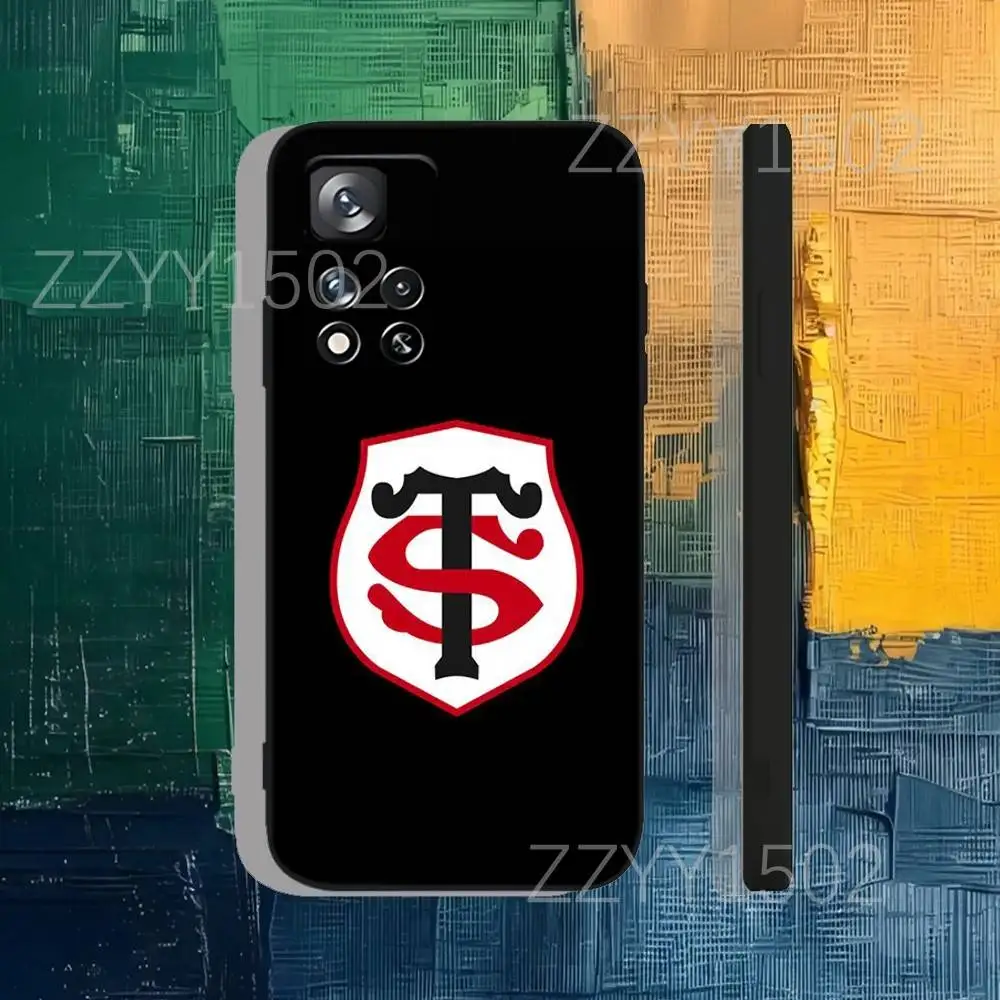 Фото Черный силиконовый мягкий чехол Stade-Toulousain Rugby French для Samsung S25, S24, Ultra, S20, S30, Plus, S22, S23, Ultra, Plus, 5G №2