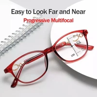 women multifocal glasses anti blue light women progressive eyeglasses prescription spectacles diopter 1 0 to 4 0