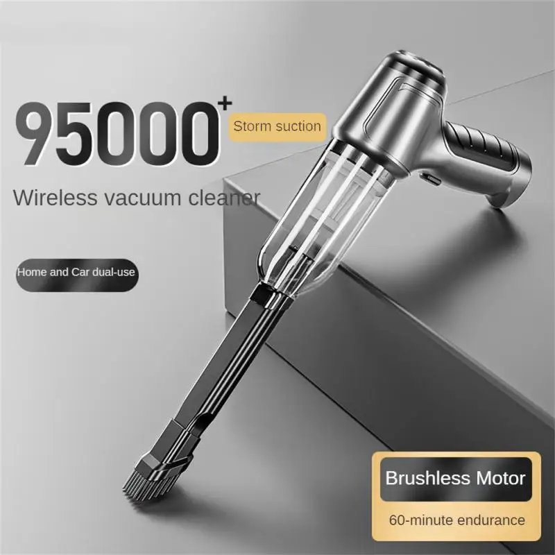 

95000pa Hand Held Vacuum Cleaner Powerful Strong Suction Car Cleaning Machine Car Supplies Universal Auto Robot Wireless Cleaner