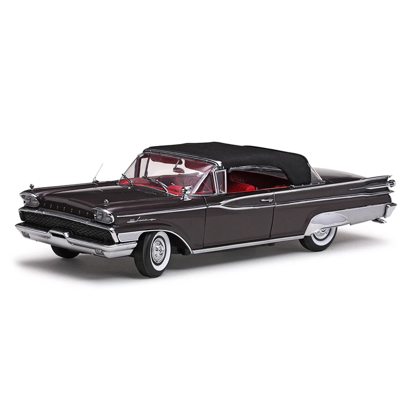 

Модель в масштабе 1/18, Mercury Parklane 1959, закрытый классический трансформер, ретро автомобиль, литый под давлением, игрушечный автомобиль, коллекционная витрина, подарки