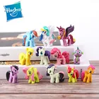 12 шт.компл. Hasbro Rainbow Pony с единорогом, лошадью, животным Kawaii My Little Toy Baby Boy Girl подарок на день рождения