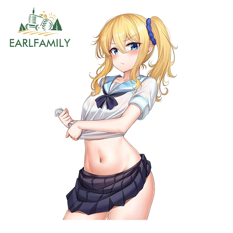 

EARLFAMILY 13 см x 7,8 см для Aguya-sama Wa Kokurasetai Автомобильная наклейка кондиционер наклейки Автомобильная защита двери бампер