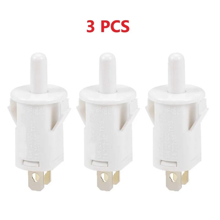 

3PCS 1A 2A250V Self-resetting Normally Closed Switch Wardrobe Door Cupboard Doors Sliding Doors Universal Switch