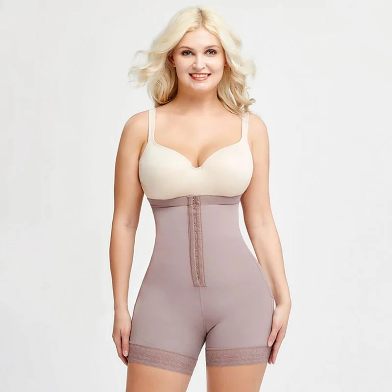 High Waist Tummy Control Shorts girdle Slimming Fajas Lace Body Shaper compression garment kim kardashian dress Tik Tok