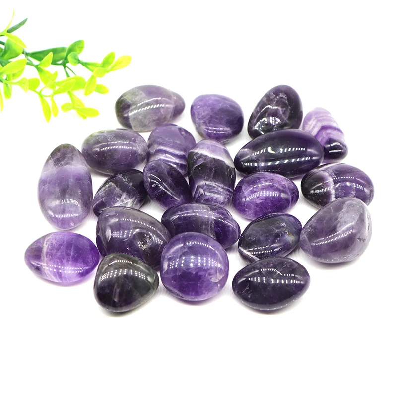 

Natural Crystals Round Amethyst Gravel Specime Bulk Tumbled Healing Stone Jewelry DIY Gift Home Aquarium Decoration