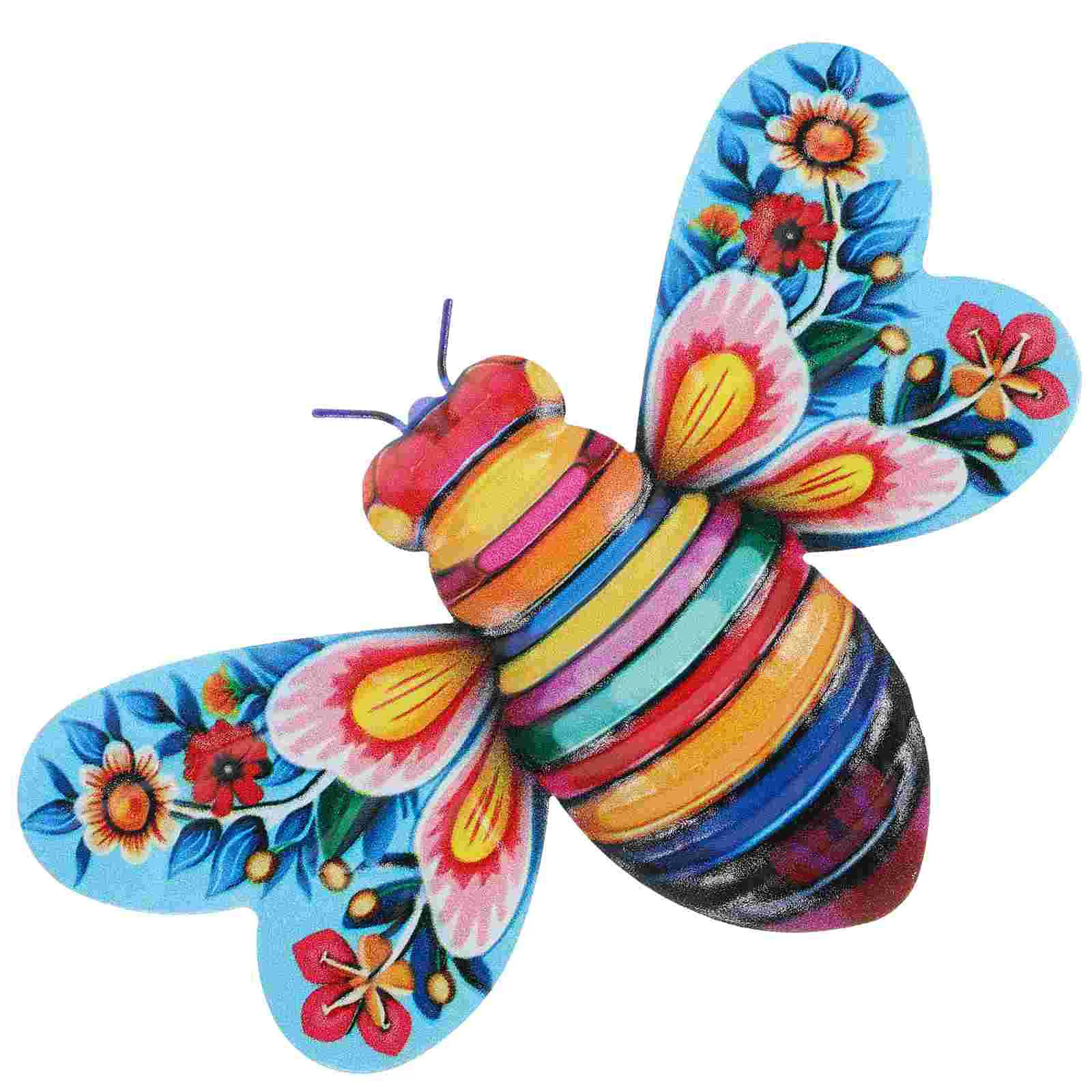 Железные пчелы винтажный кулон настенный декор подвесные украшения для забора