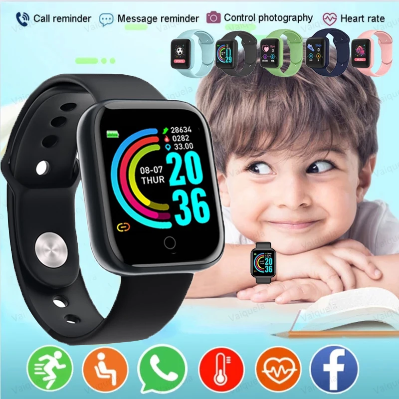 

Kids Watch Child Sport Bluetooth Digital Bracelet Activity Running Tracker Heart Rate Children Men Women Smart Watch relógio