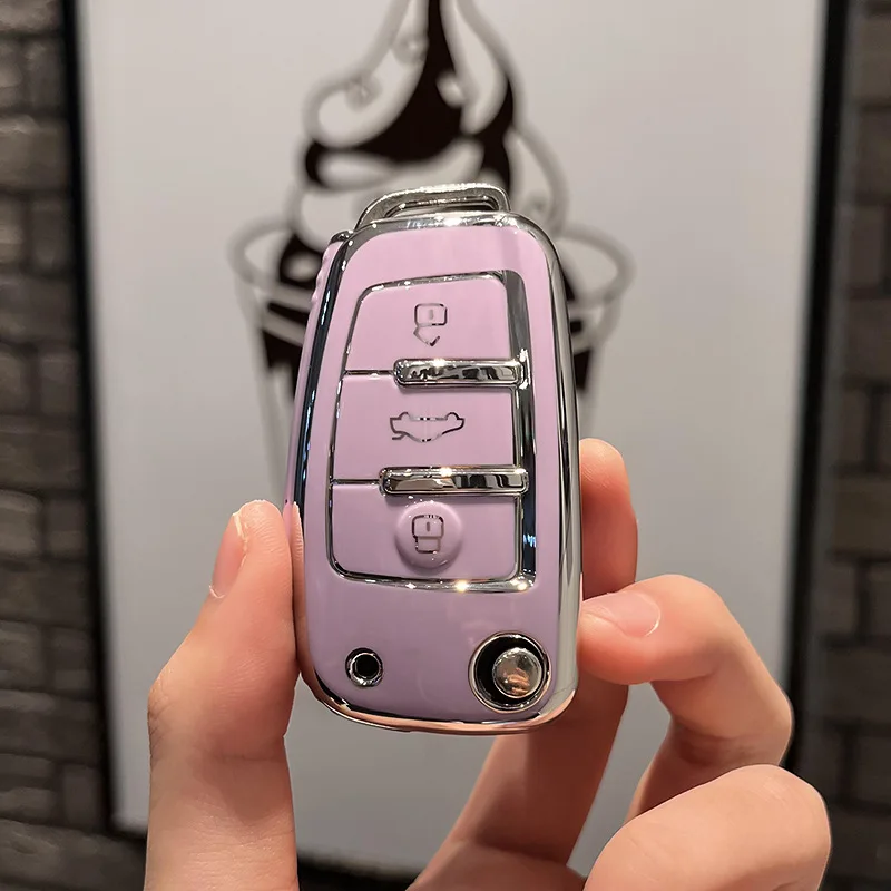 Чехол из ТПУ для автомобильного ключа JAC N25 N35 2020 2021 2022 2023 T6 2015 Audi A1 A3 Chery Tiggo чехлы