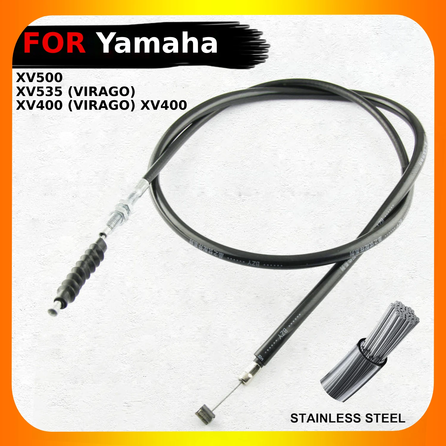 

Стальной трос сцепления для мотоциклов Yamaha XV500 1992-1998 XV400 (VIRAGO) 1991 - 1994 XV535 1988 1989 - 2001