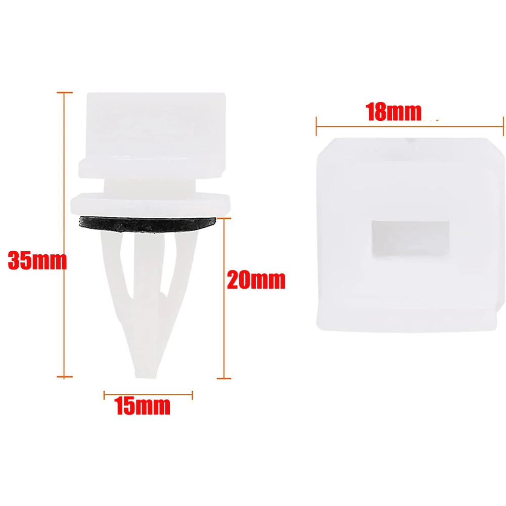 

Clips Trim Clip Plasitc Replacements Rocker Panel Seal Side Skirt Sill 30 Pcs 91513-SM4-OOO Accessories Mounting