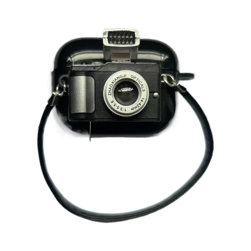 Чехол для наушников в стиле ретро с камерой