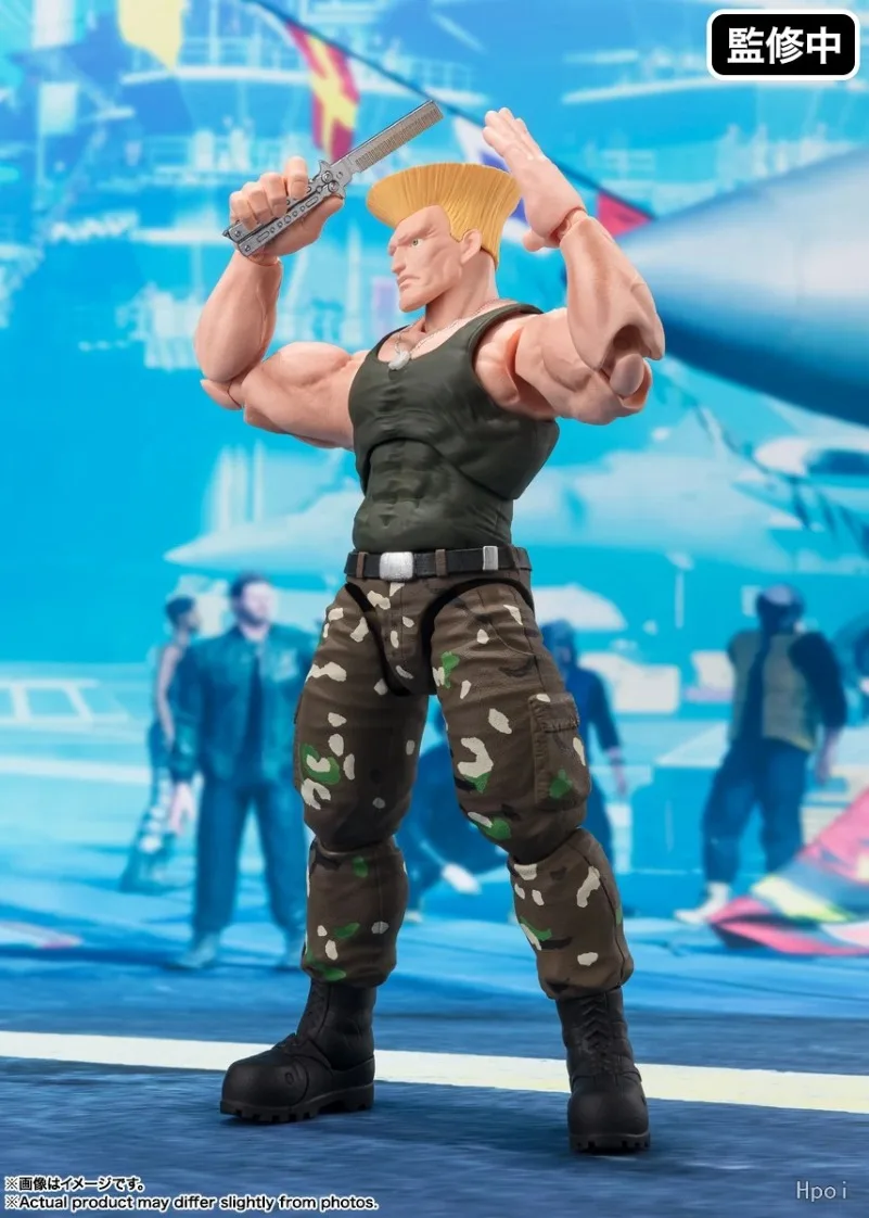 Фото Фигурки Bandai S.H.Figuarts Чун Ли, Гайл, Рю из серии Street Fighter, аниме-модели, подарки, коллекционные модели, игрушки для демонстрации. №3
