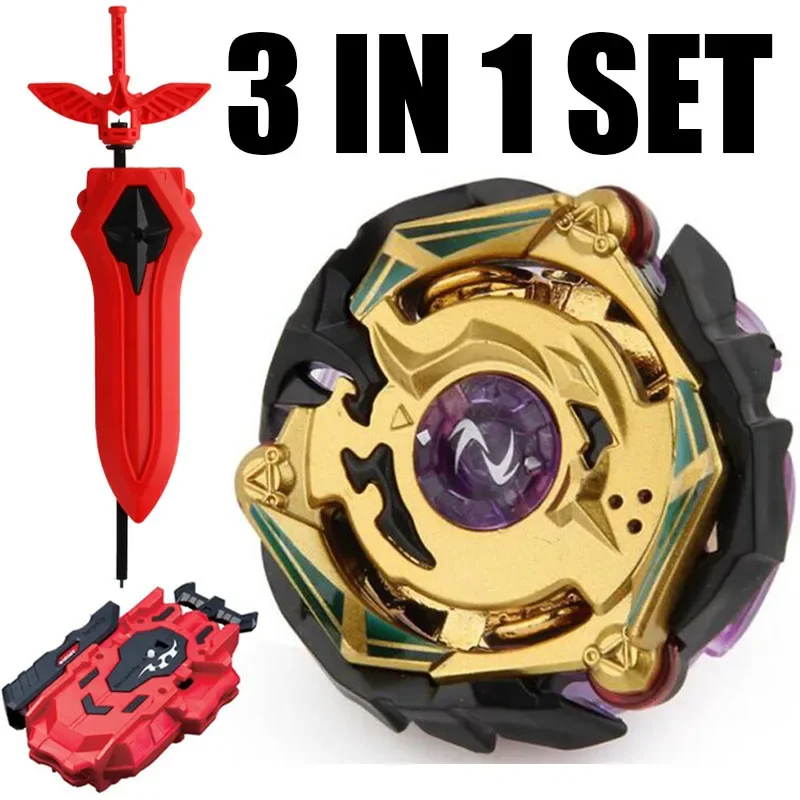 Фото Волчок B-X TOUPIE BURST BEYBLADE Edition Blaze Ragnaruk / Roktavor STARTER B-75 Gold Version с новым пусковым устройством Sword LR №5