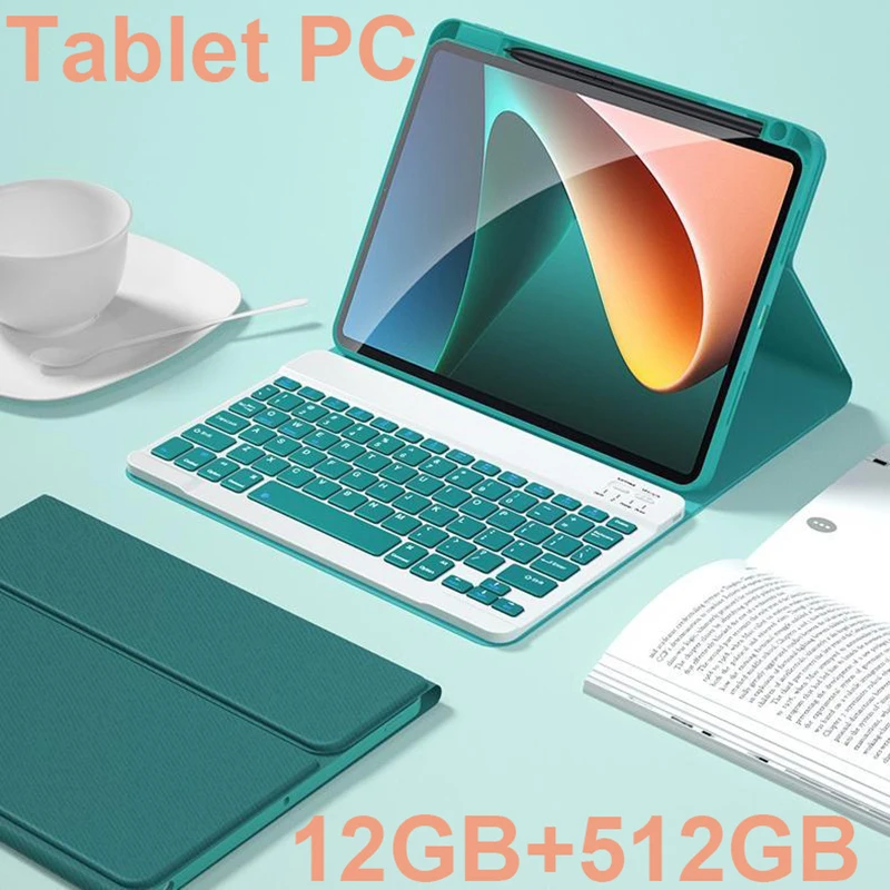 

New Tab 9 Tablet 10.1 Inch Tablets 12GB RAM 512GB ROM Tablet Android 11 Octa Core 5G Network WIFI Dual SIM Google Play Tablet PC