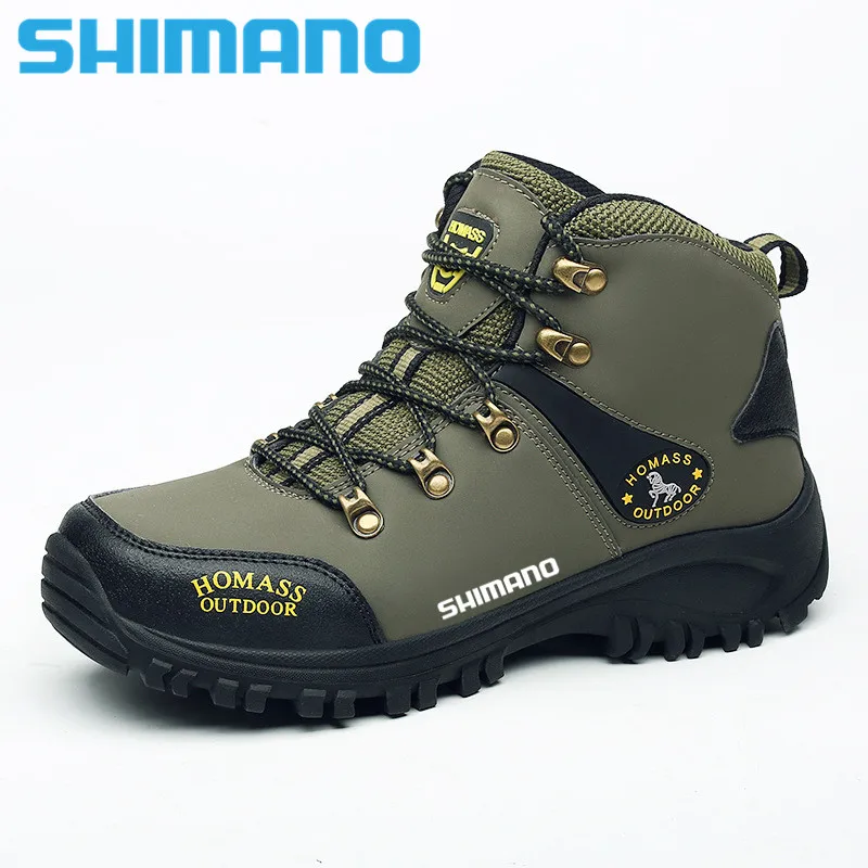 

Shimano Fishing Shoes Outdoor Male Hiking Shoes Breathable Sport Shoes Plus Velvet Waterproof Sneakers Fishing Trekking Climbing