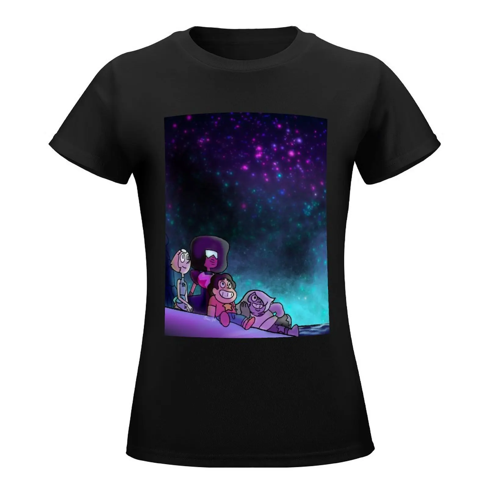 Футболка Steven Universe Intro Stargazing (v1) милые топы кавайная одежда винтажная для женщин
