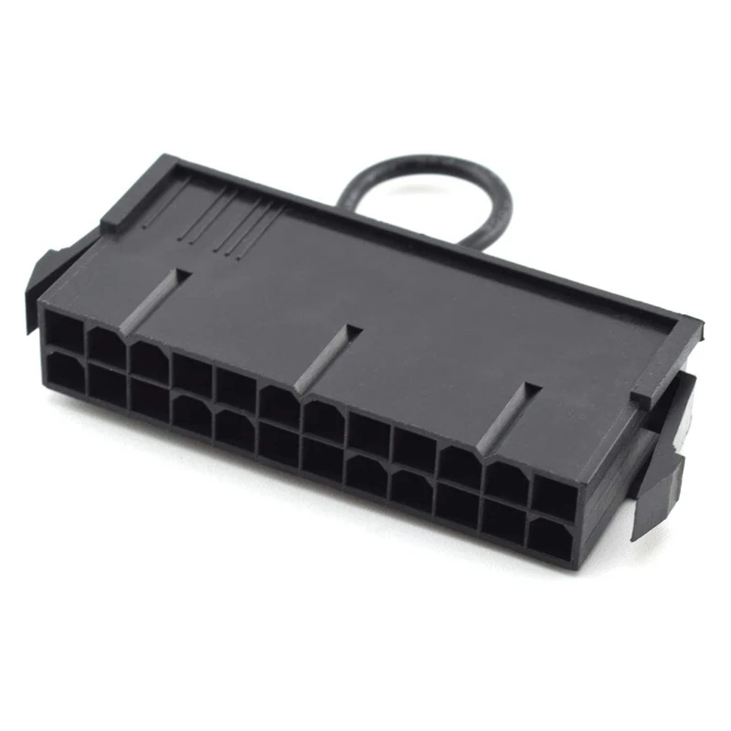 

24Pin Female ATX PSU Power Supply Starter On/Off Switch Jumper Bridge Adapter power start connector
