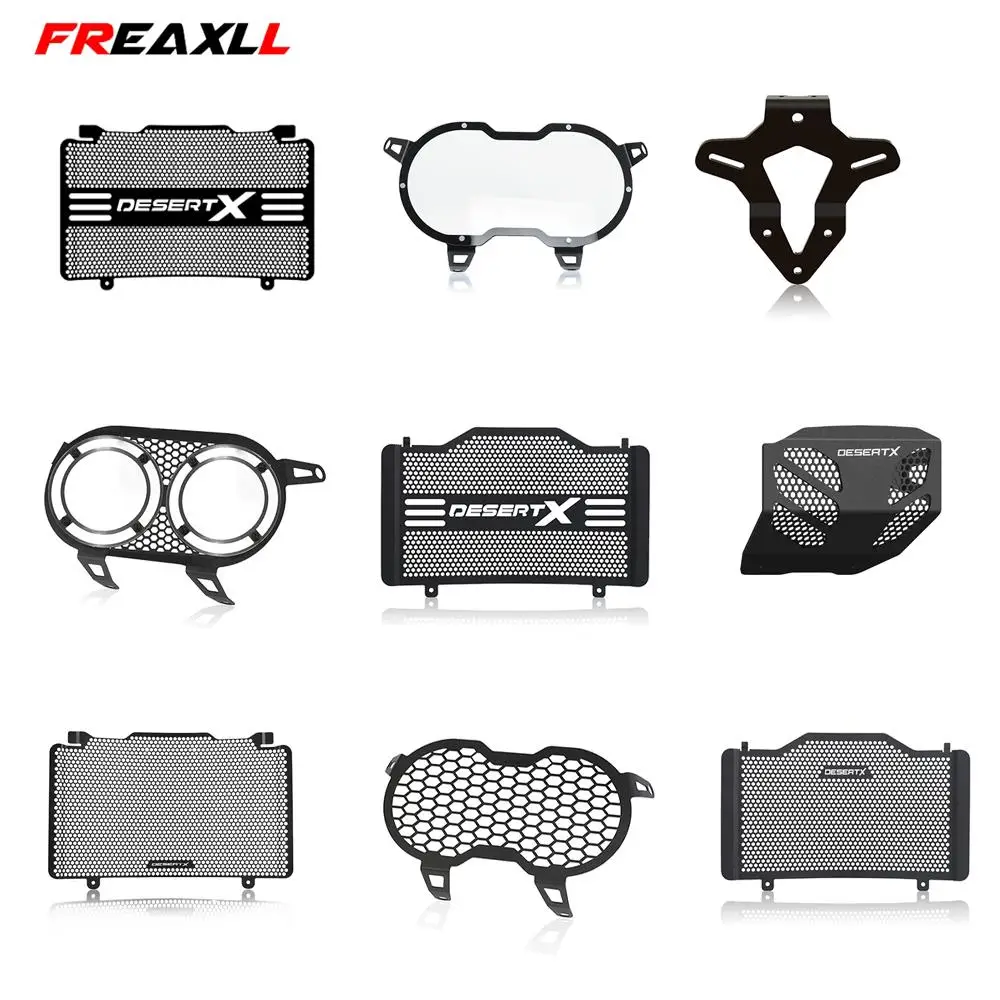 

For DUCATI DESERT X 2022 2023 Radiator Guard Headlight Grille Guard Cover Protection Grill Engine Guard Protector DESERTX