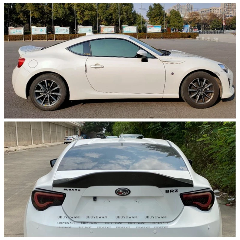 

Carbon Fiber Car Rear Wing Trunk Lip Spoilers For Subaru BRZ For TOYOTA GT86 2012 2013 2014 2015