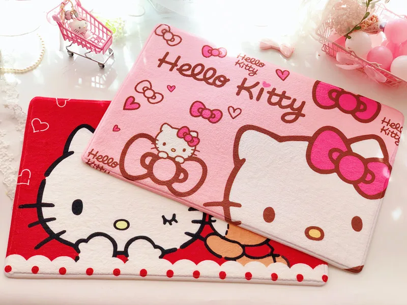 

New Cartoon Melody Home Furnishing Plush Anti-slip Floor Mat Carpet Coral Velvet Floor Mat