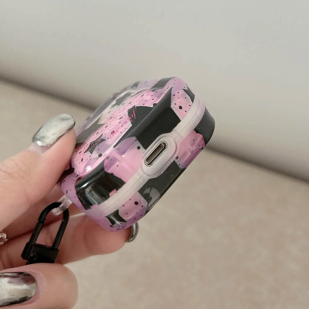 Чехол для наушников Sweet Cool Stars с подвеской в виде черной звезды