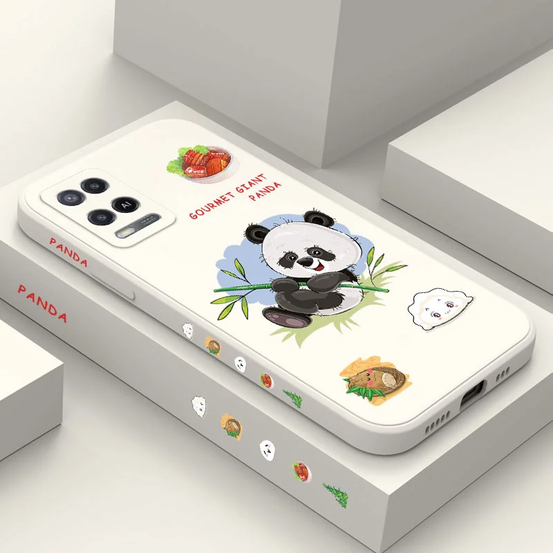 

Cute Panda Phone Case For OPPO A54 A74 A31 A33 A53 A72 A83 A92 A7 A5S A3S A12 A15 A15S A16 4G 5G A9 A5 4G 5G Cover