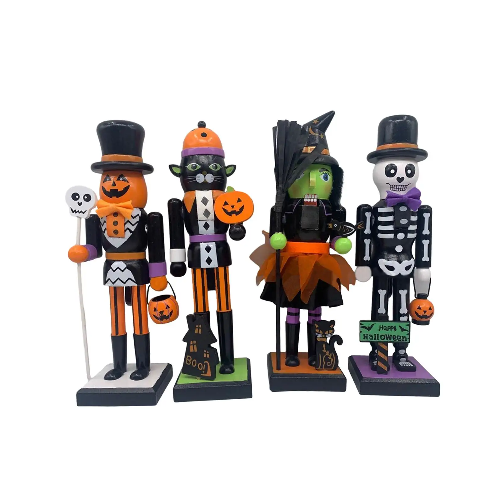 

4Pcs Xmas Nutcracker Christmas Nutcracker Figures for Party Festival