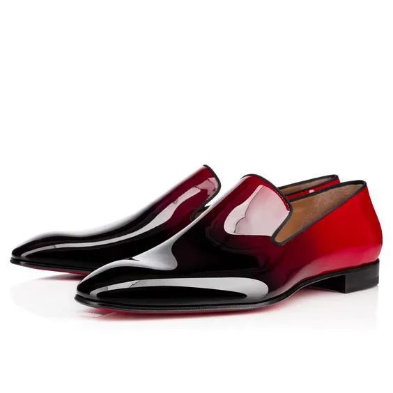 

CH.KWOK, красная обувь, Одуванчик, плоская подошва, черная замша, лакированная кожа, градиент, качественная обувь, женские мужские платья, лоферы, обувь