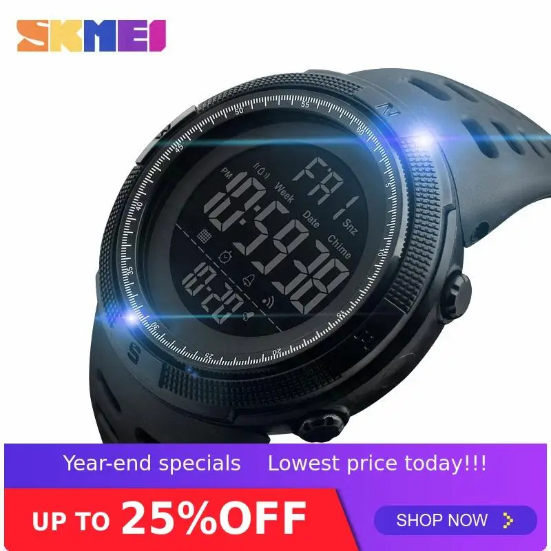 

SKMEI Digital Watch Fashion Outdoor Sport Watches Men Multifunction 5Bar Waterproof Alarm Clock Chrono reloj hombre 1251