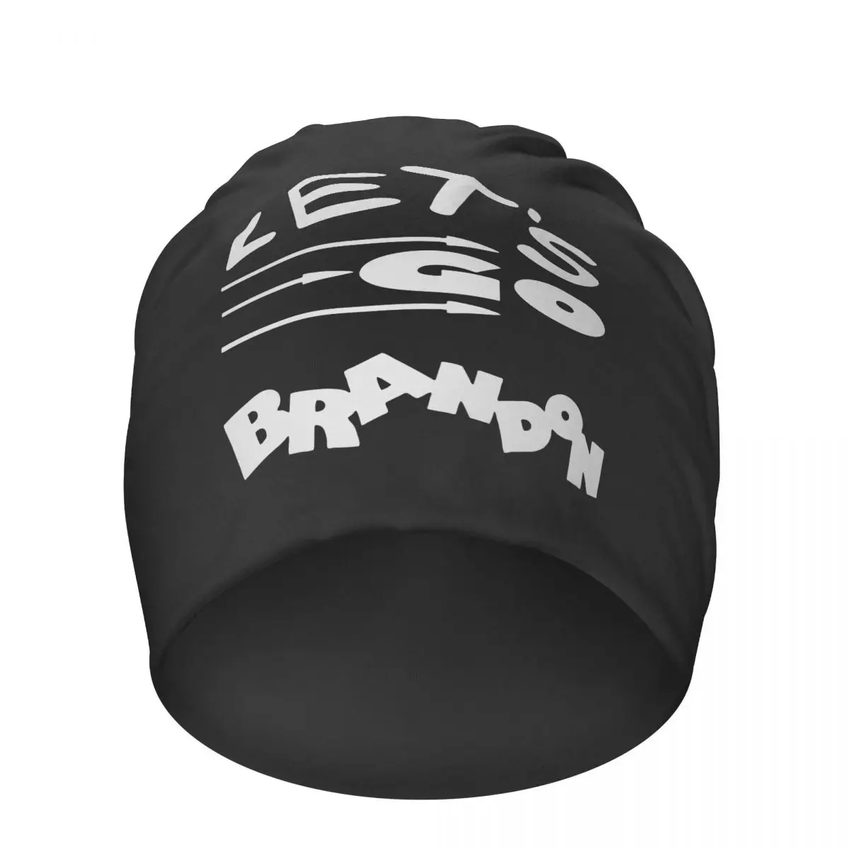 

Let's Go Brandon Unisex Beanies Pullover Caps Fashion Anti Biden Chant Knitted Hats Warm Polyester Skullies Beanies Winter Caps