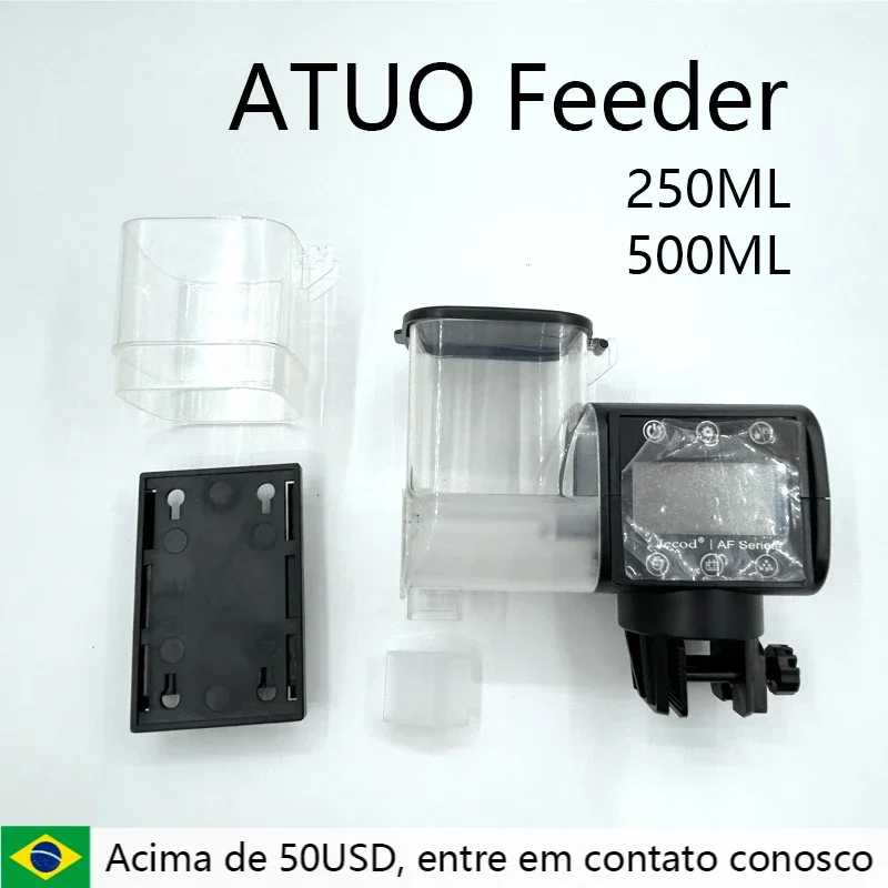 

2023 Jebao Jecod fish tank feeder intelligent timing feeder large capacity 250ML 500ML aquarium automatic feeding fish feeder