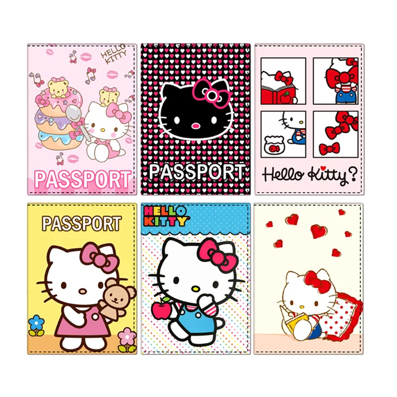 

Женская Обложка для паспорта Hello Kitty с принтом