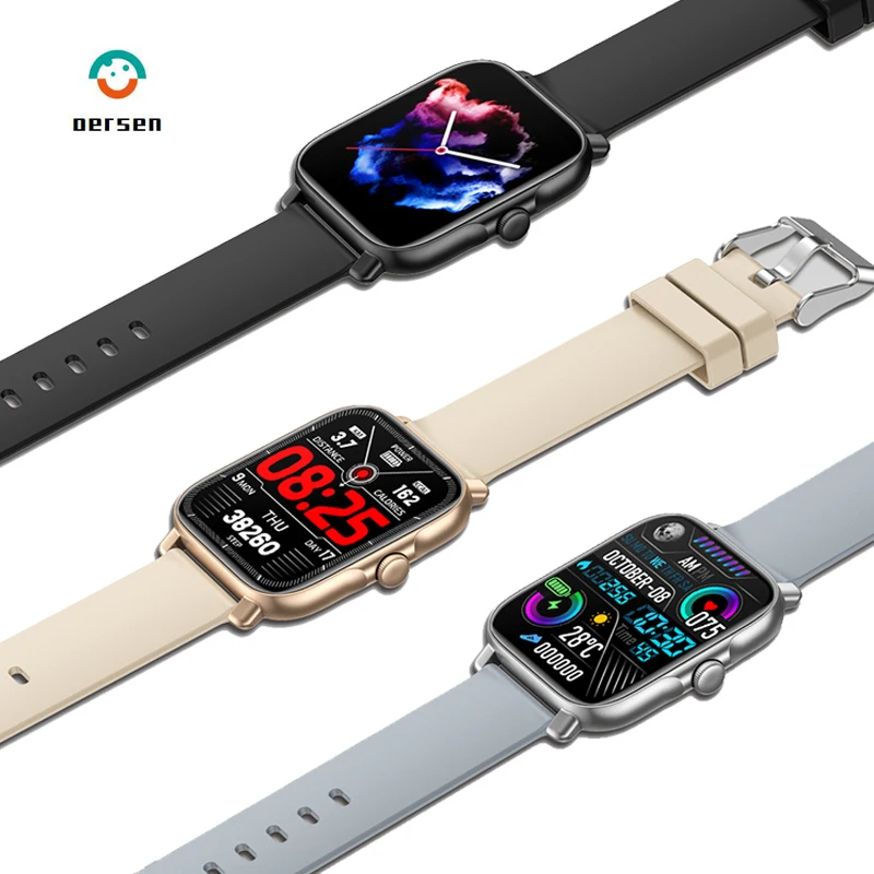 GT30 Smart Watch 1.69 Inch Ultra-thin Square Screen Bluetooth Call Waterproof Long Standby Smartwatch Heart Rate Sport Watches