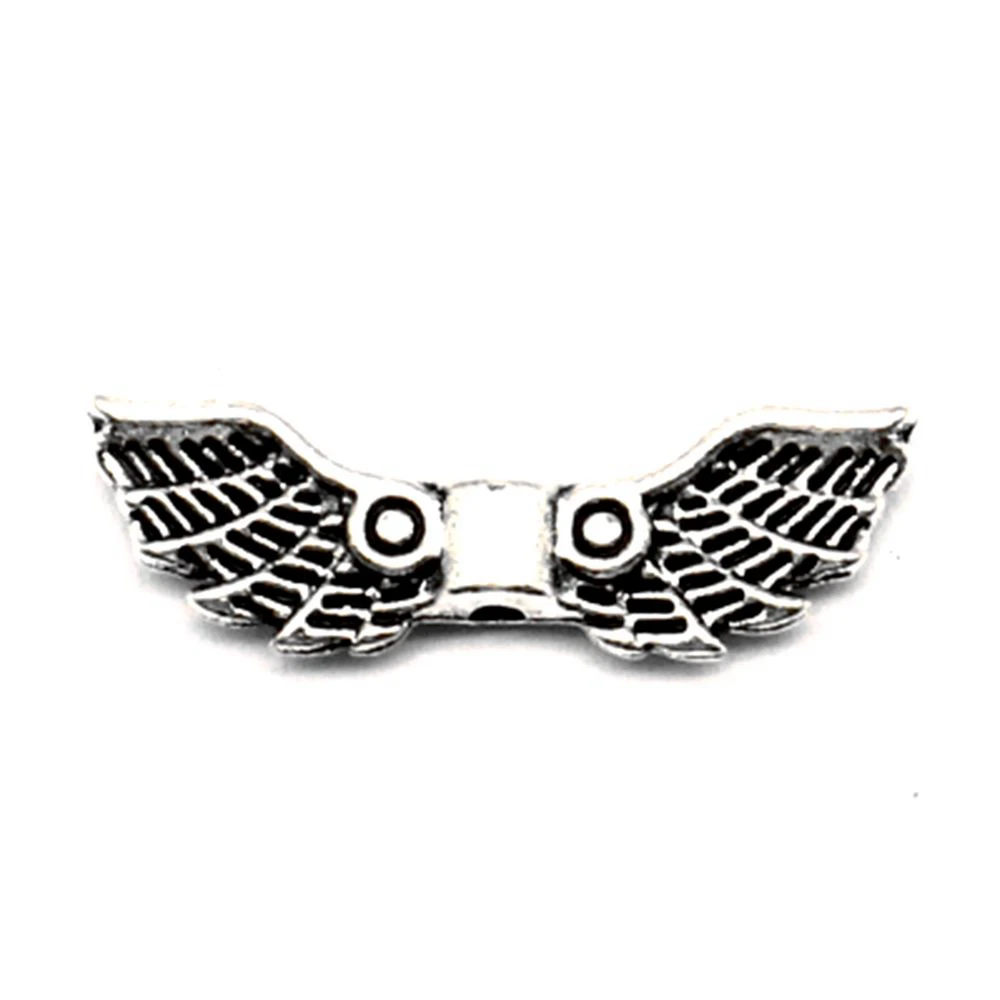 

Wings Charm For Making Jewelry Diy Finding 100pcs 7x21mm