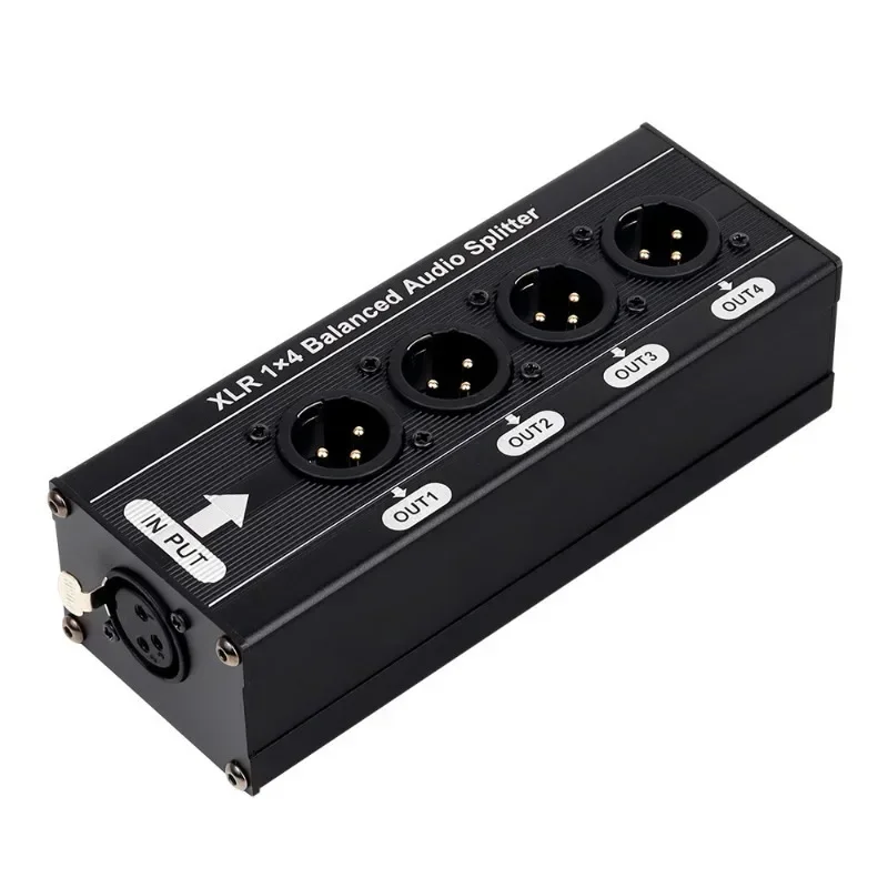 Фото Аудиоразветвитель M13K-XLR 1X4, сбалансированный, 1 вход 4 выхода, XLR, для аудиосигналов №4