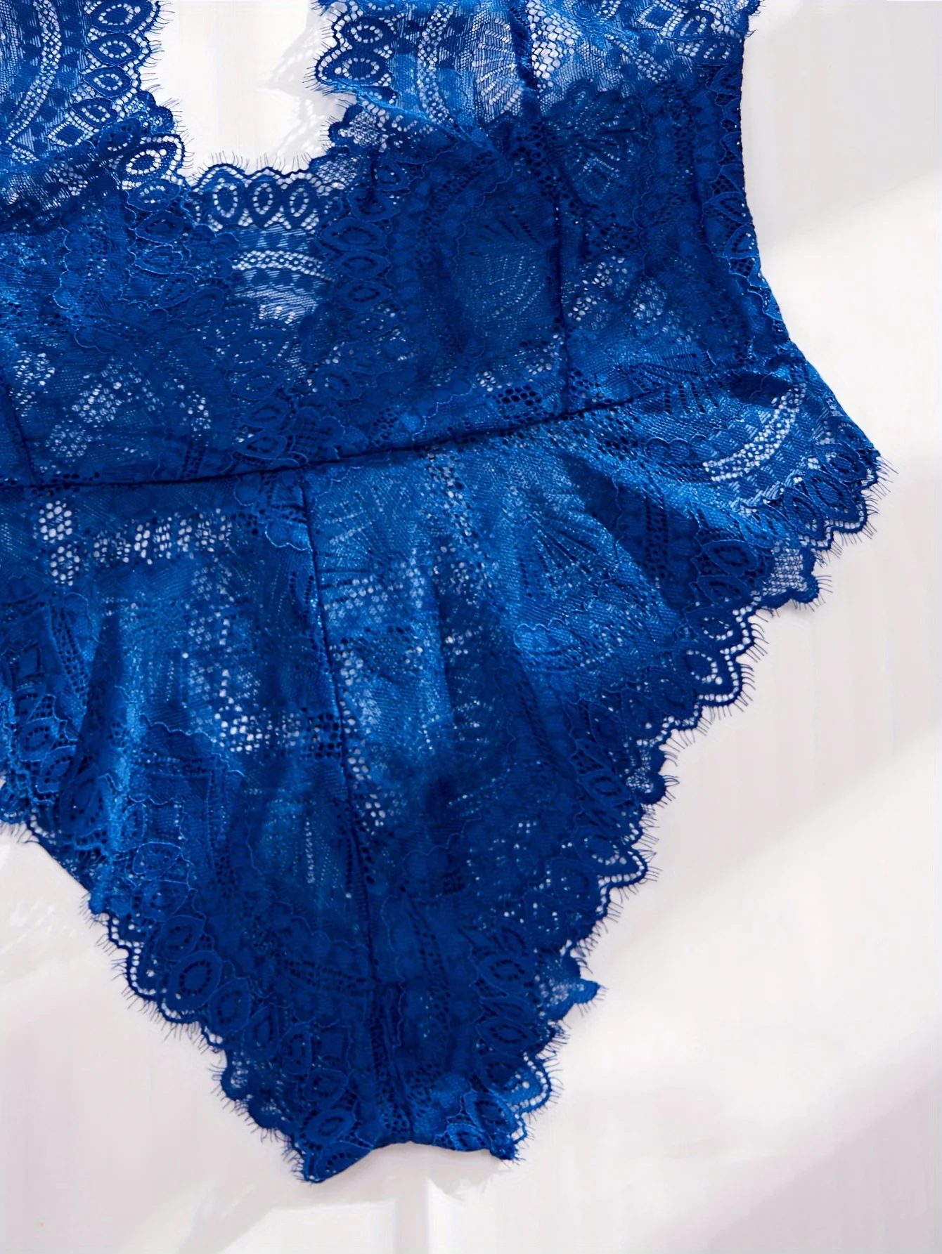 Цельнокроеное женское прозрачное кружевное нижнее белье эротическое на