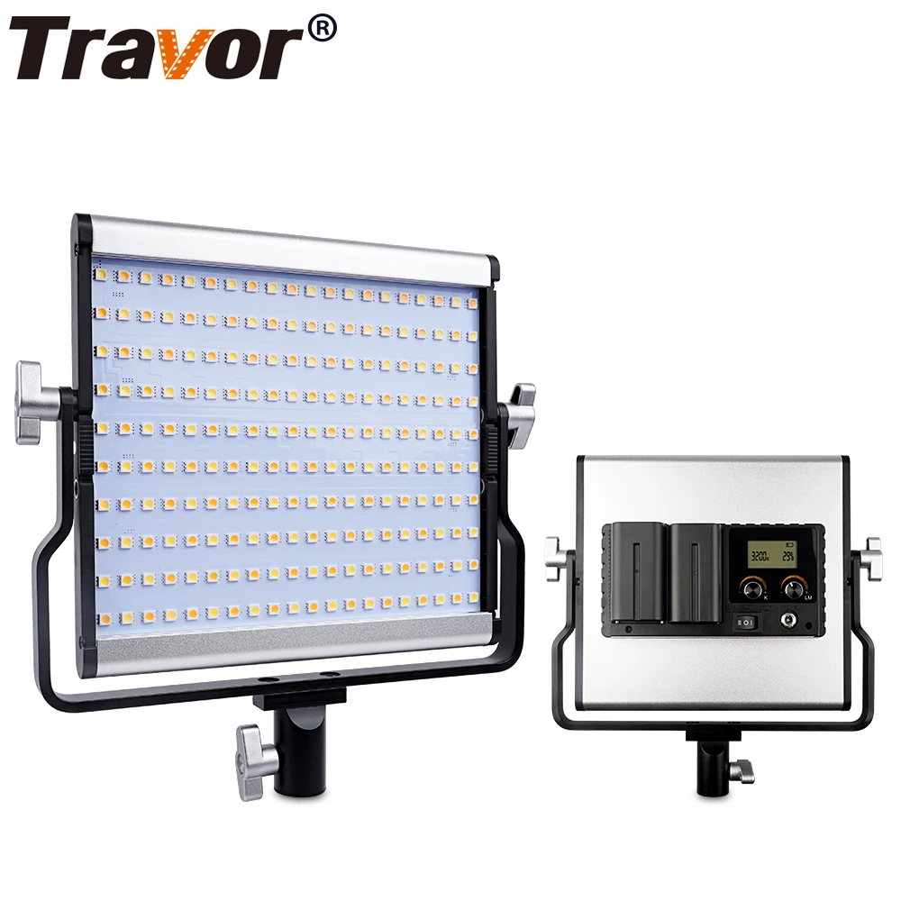 Travor L4500 3set professional lighting photography studio light kit bi color led video panel fill lamp for shooting