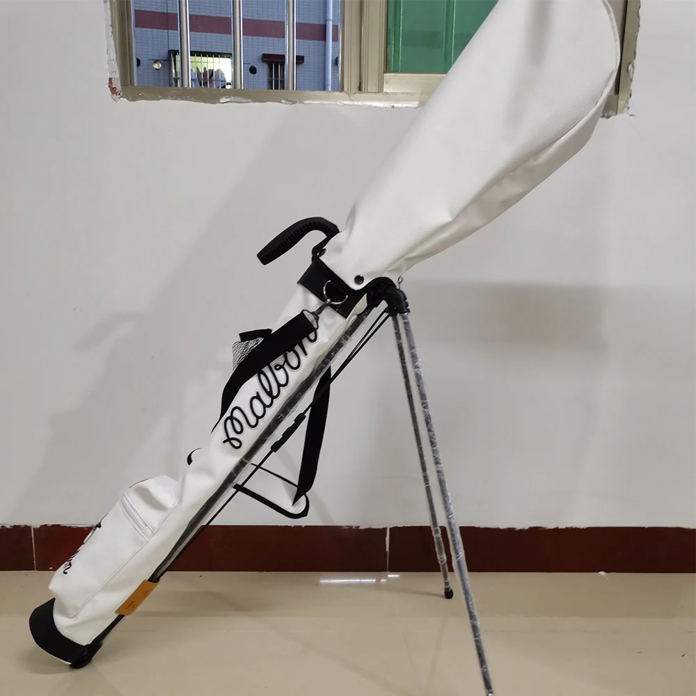 Malbon Golf Sunday stand Half Bag Bracket Bag Lightweight Portable Pu Fashion Waterproof Men's and Women's Ball  Club Bag