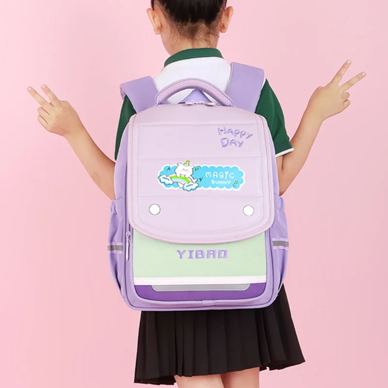 British Style Cute Rainbow Unicorn Children Students Backpacks New Girl Boy High-capacity Cartoon Fashion School Bags for Travel