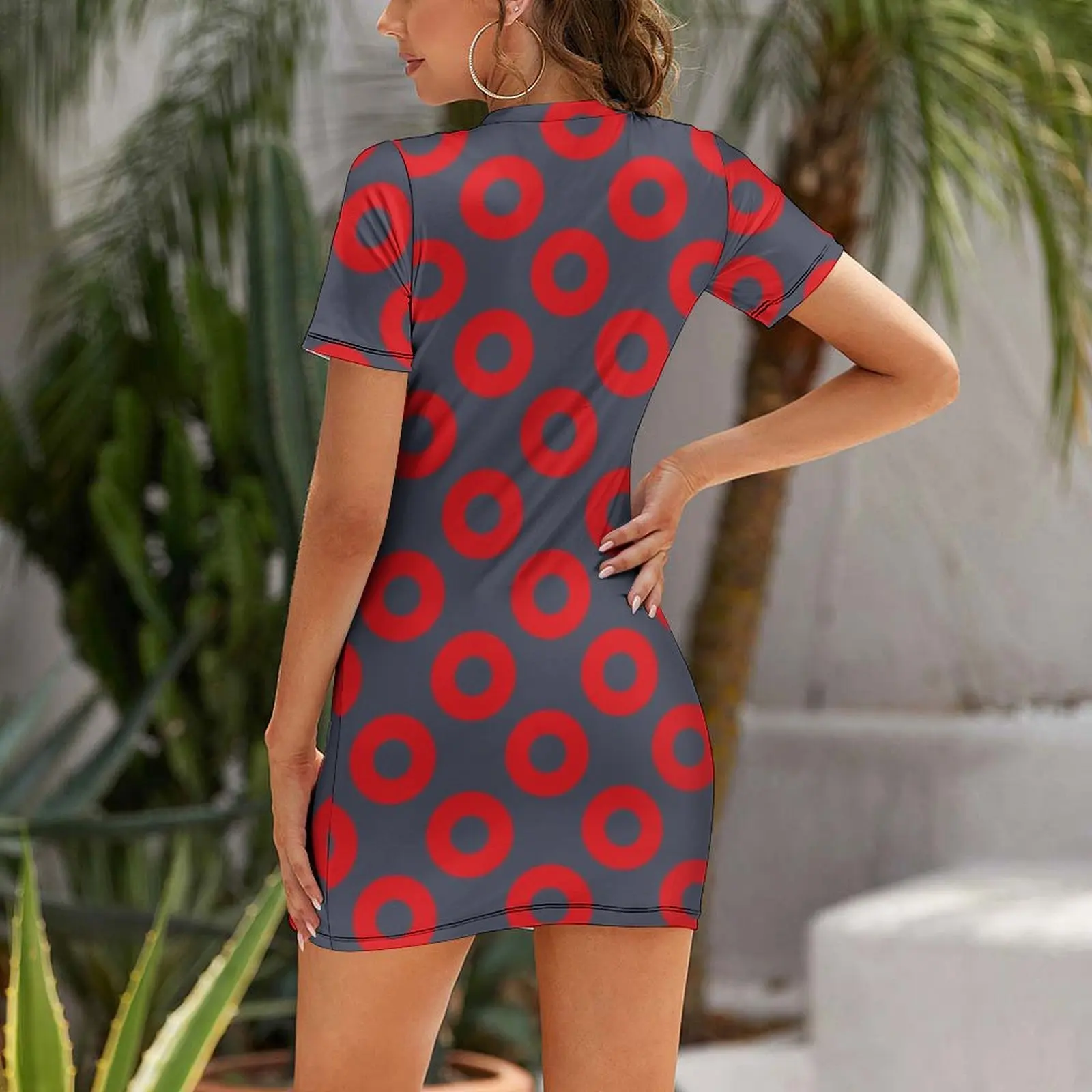 Анриретта (рыбийман) Платье с короткими рукавами в форме пончика Женские летние