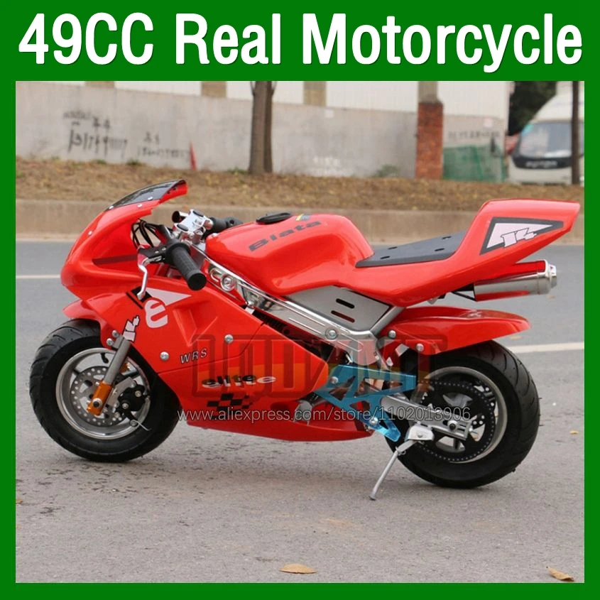 49/50cc Mini Motorcycle Small Buggy 2 Stroke Mountain Gasoline Scooter ATV off-road Superbike Moto Bikes Adult Racing Motorbikes