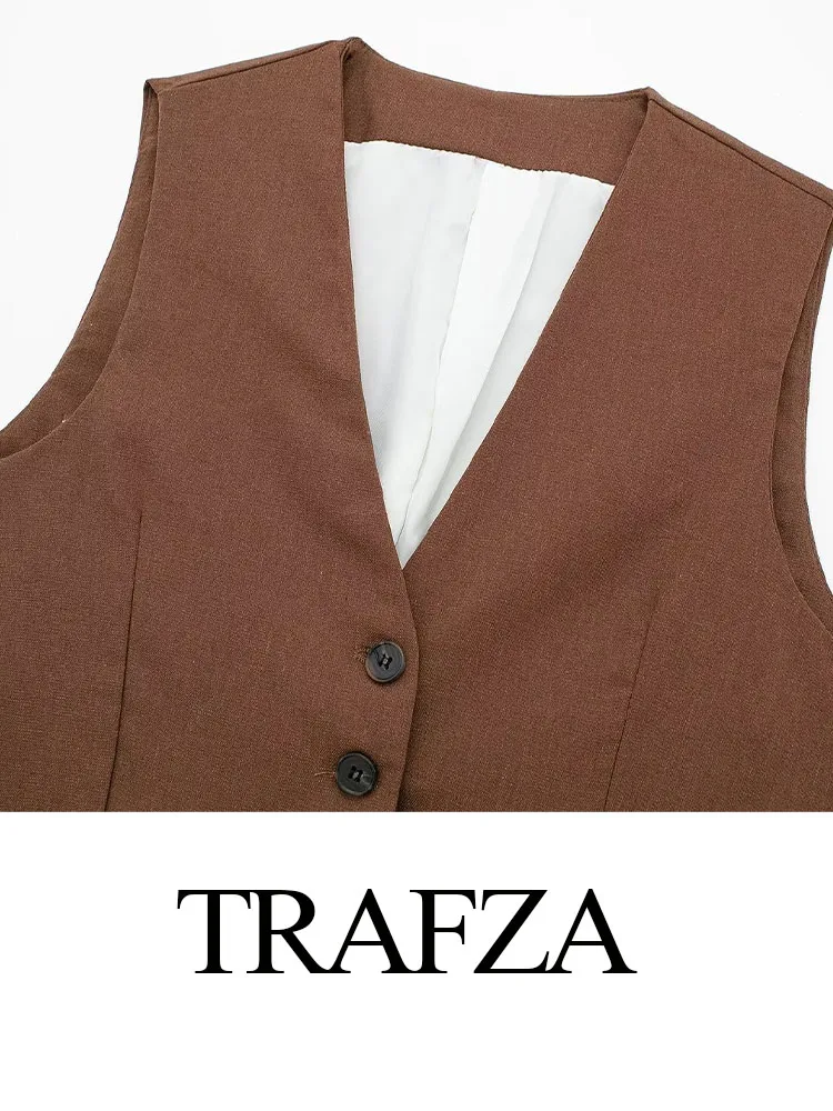 Женский однобортный топ и шорты с высокой талией V-образным вырезом