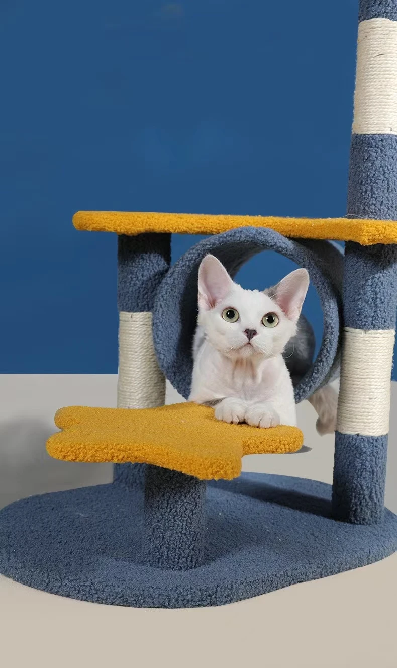 

LB Pet Cat Multi-Functional Sisal Cat Climbing Frame High-Value Wear-Resistant Cat Scratching Board Funny Cat Toy Supplies