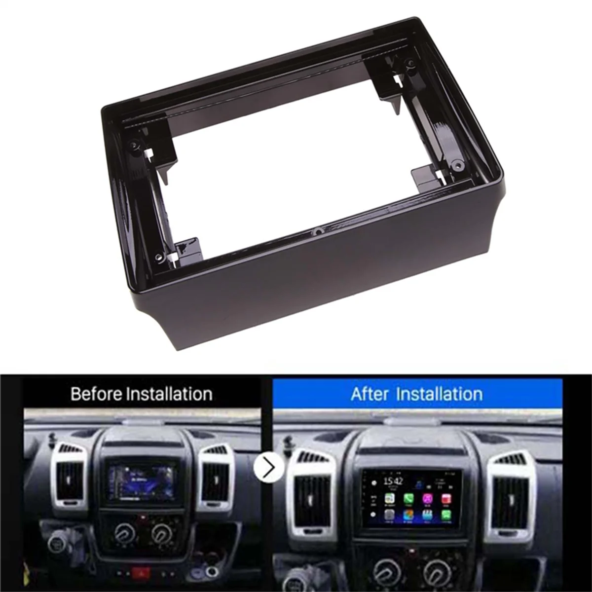 9-дюймовая Автомобильная панель Fascia Для CITROEN Jumper Relay / PEUGEOT Boxer FIAT Ducato 2011 + комплект