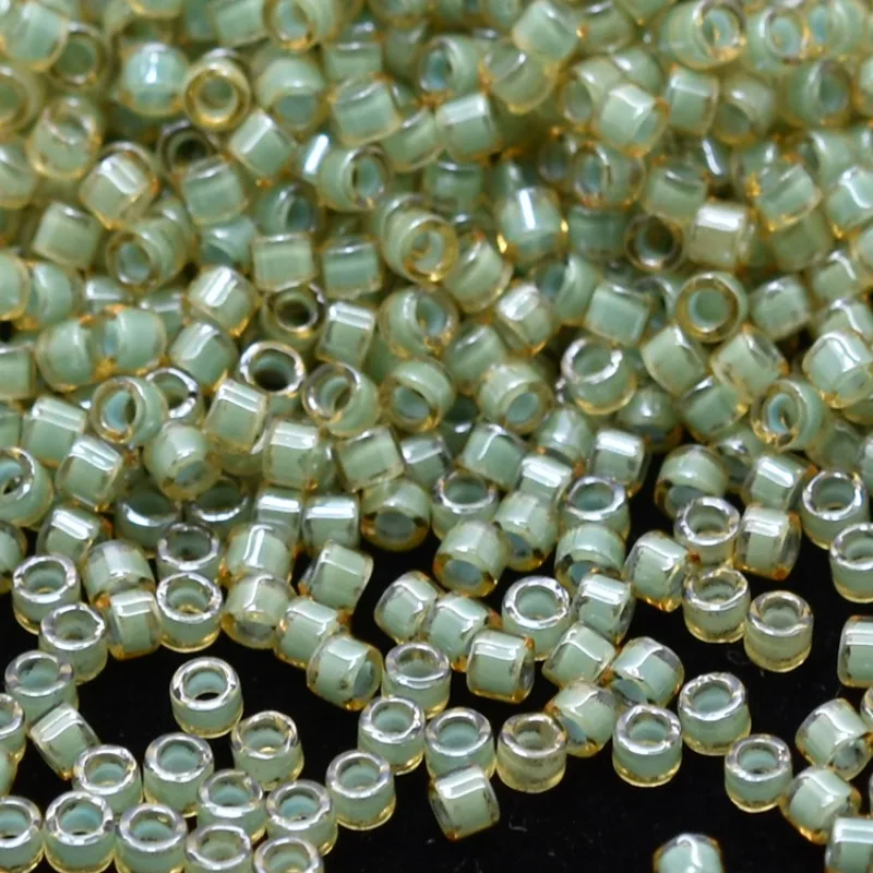 Японские бусины из семян миюки с цветной подкладкой 1 6 мм флуоресцентные цветные