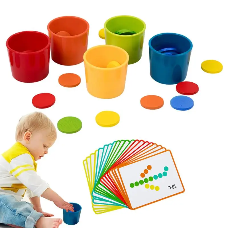 

Kids Color Sorting Toys Sensory Montessori Game For Math Education And Matching Toddler Learning Activities For Birthday Easter