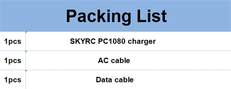 SKYRC PC1080 Зарядное устройство Lipo 1080 Вт 20 А для сельскохозяйственного