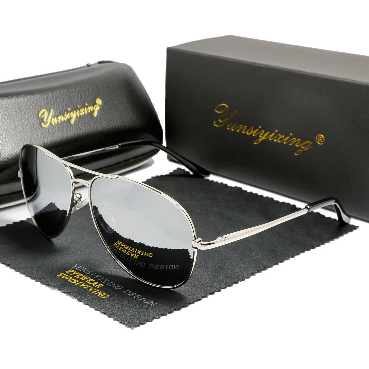 

YUNSIYIXING Luxury Polarized Sunglasses Men Vintage Driving Sun Glasses For Men Women Brand Designer Male Pilot Sunglasses UV400