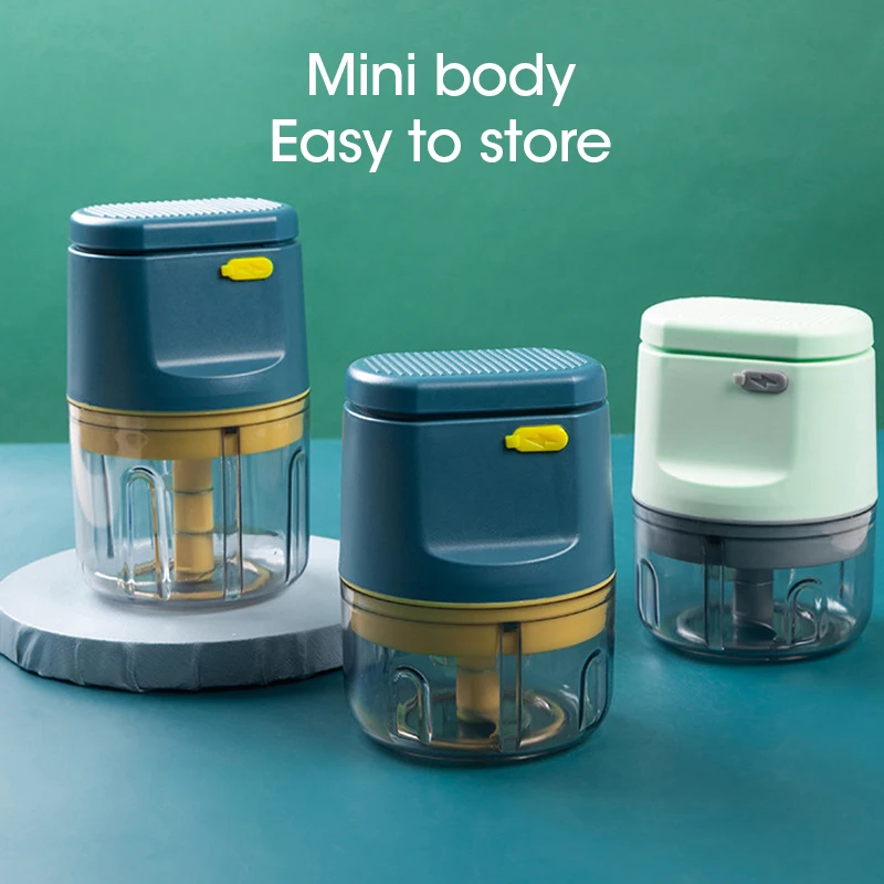 electric meat grinder for kitchen mixer garlic press vegetable cutter blender usb gadgets home appliance baby food processor free global shipping